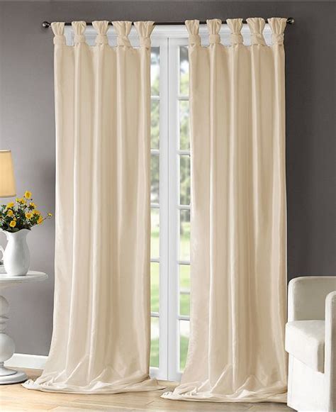 Madison Park Emilia Twist Tab Lined Window Curtain Panel 50