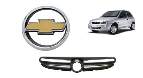 Grade Dianteira Corsa Pick Up Corsa 2000 2001 2002 Emblema