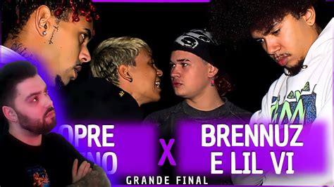 PORTUGUÊS REAGE MELHOR DA NOITE DOPRE E LINO X BRENNUZ E LIL VI