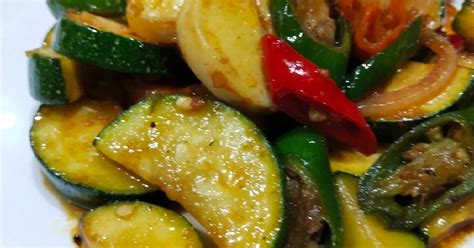 resep zukini enak  sederhana ala rumahan cookpad