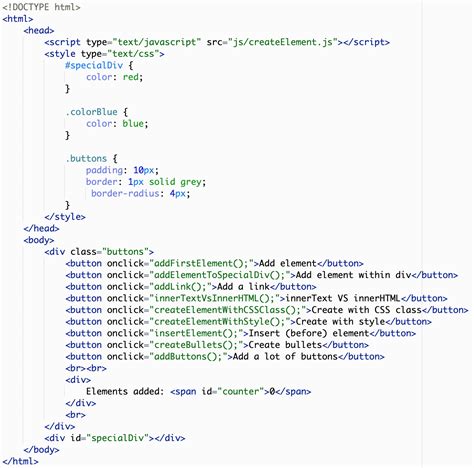 How To CreateElement In JavaScript CodeBrainer