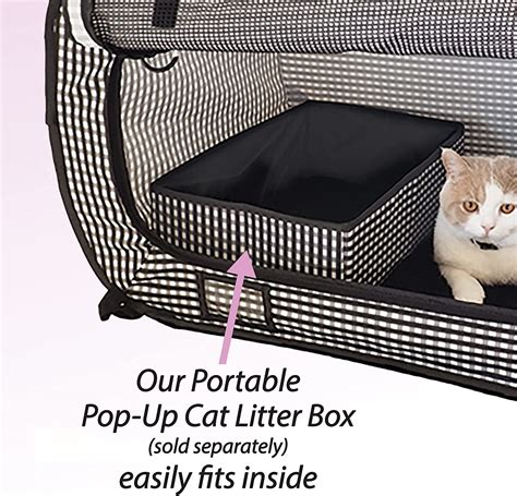 Buy Portable Cat Cage Carrier with Litter Box | #USA | Peppy Cats