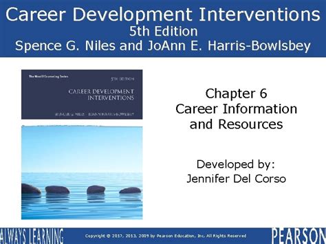 Career Development Interventions 5 Th Edition Spence G