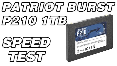 Patriot P Ssd Tb Speed Test Youtube