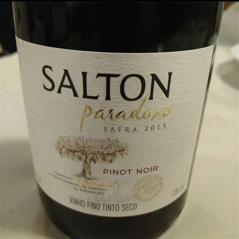 Salton Salton Paradoxo Pinot Noir Review Abillion