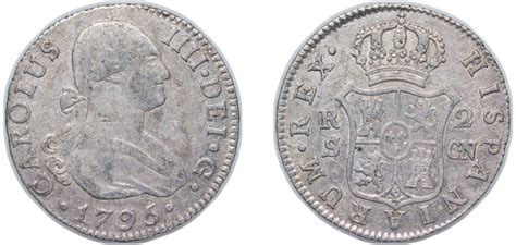 Biddr CoinsNB E Auction 14 Lot 934 Spain Kingdom 1795 S CN 2