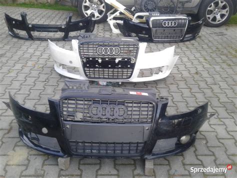 Zderzak Przód Gril S Line pod Xenon Grill Audi A4 B7 LZ9Y 8E Skawina