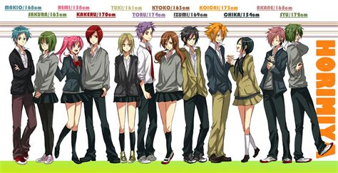 Characters | Horimiya, Yuki, Anime romance