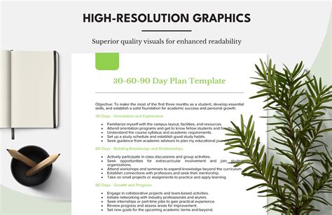 30 60 90 Day Plan Template in Pages, Word, PDF, Google Docs - Download ...