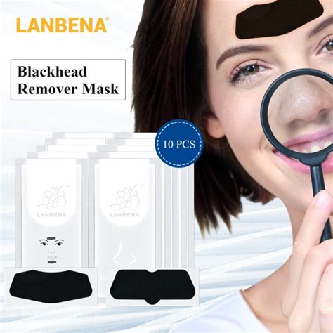 Lanbena Blackhead Remover Nose Mask Chin Forehead Black Head Mask Acne