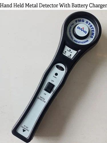 Hand Held Metal Detector With Battery Charger At Rs 3750 Hand Held