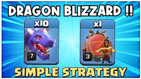 Most Op 3 Star Easiest Th12 Strategy Ever Th12 Dragons Attack