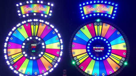 Spin N Win Arcade Game At Dave And Busters Youtube