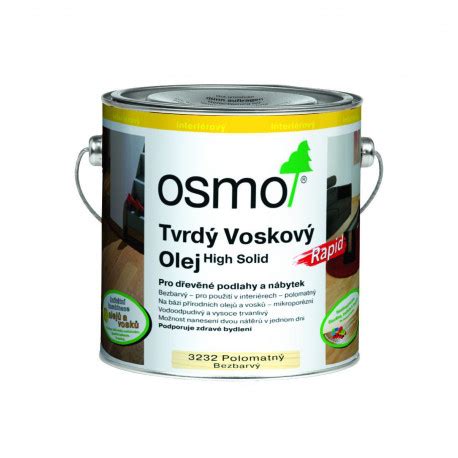 Osmo Tvrd Voskov Olej Rapid