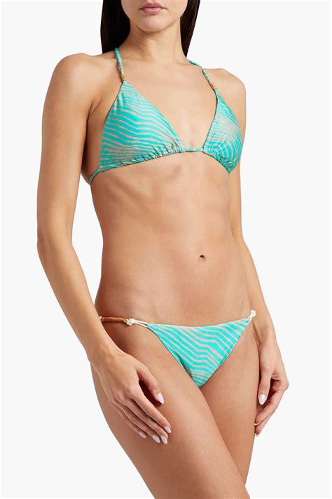 Vix Paula Hermanny Elis Printed Low Rise Bikini Briefs The Outnet