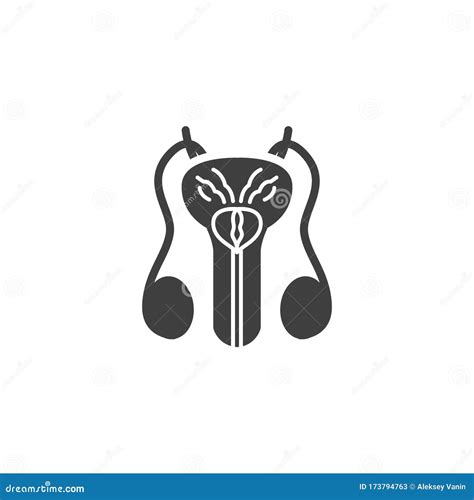 Prostate Gland Vector Icon Stock Vector Illustration Of Male 173794763