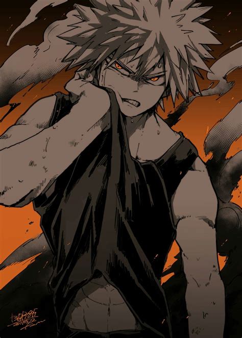 Boku No Hero Academia Katsuki Bakugou My Hero Academia Mha Boku No