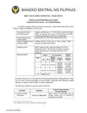 Fillable Online NEGOTIATED PROCUREMENT TWO FAILED BIDDINGS Fax