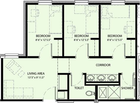 University Commons Pricing and Floor Plan - University Housing | The ...