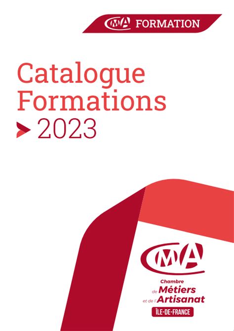 CATALOGUE FORMATION 2023 CMA 92 Formation