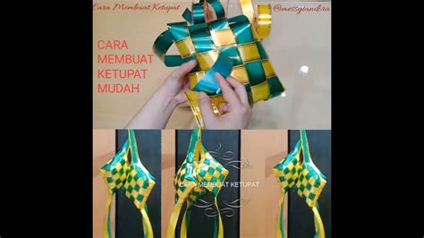 Cara Membuat Ketupat Dari Pita Tutorial Paling Mudah Diikutin Paling