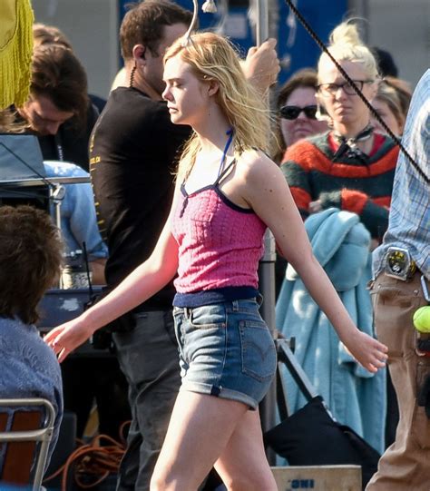 Elle Fanning In Bikini On The Set Of Galveston In Georgia The