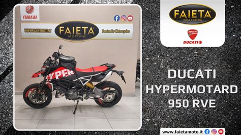 Faieta Motors Usato Ducati Hypermotard 950 RVE Anno 2021 YouTube