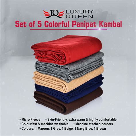 Buy Set Of Colorful Panipat Kambal Online At Best Price In India On