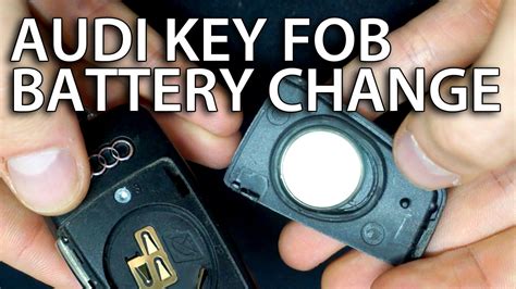 Change Audi flip key battery - mr-fix.info