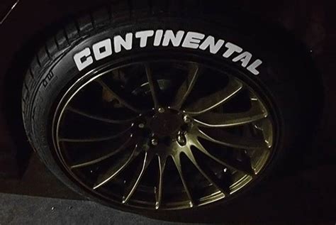 Tire Stickers® Continental Tire Lettering Kit