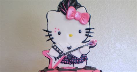 Divine Cakes By Janice Hello Kitty Rockstar Birthday Cake