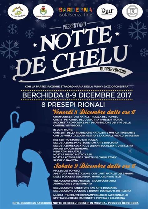 Notte De Chelu A Berchidda In Mostra I Presepi Rionali Un Sardo In Giro