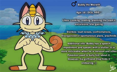 Pokemon Mystery Dungeon Oc Buddy The Meowth By Mintytailsdrawz On