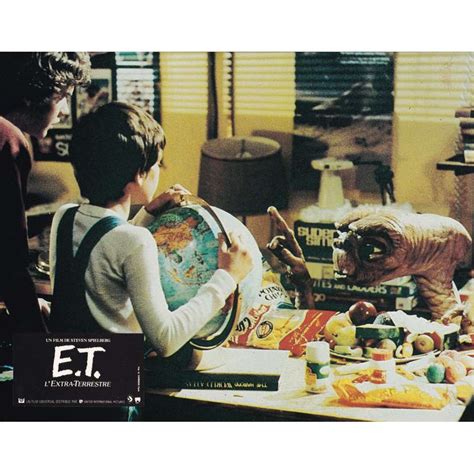 E T THE EXTRA TERRESTRIAL French Lobby Card 9x12 In 1982 N09