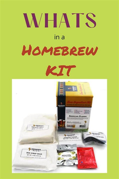 What is in a homebrew kit – Artofit