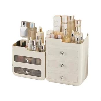 Transparent Desktop Cosmetics Storage Box Dressing Table Skin Care