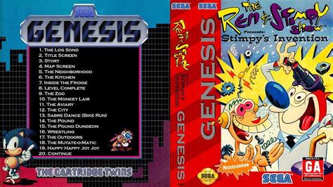 The Ren Stimpy Show Presents Stimpy S Invention Sega Genesis Ost