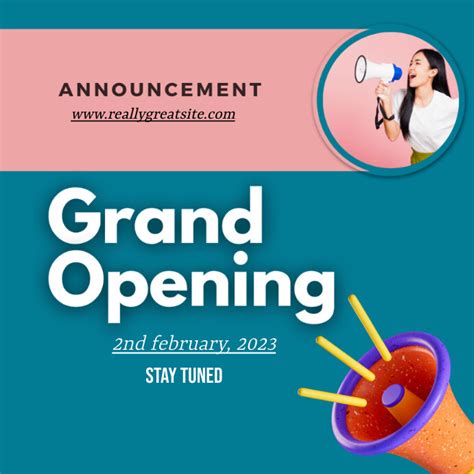 Grand Opening Template Postermywall