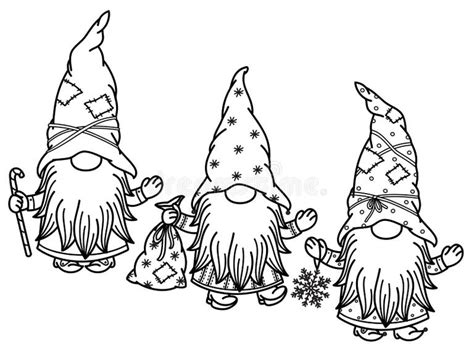 Cartoon Gnomes Outline Stock Illustrations 443 Cartoon Gnomes Outline Stock Illustrations