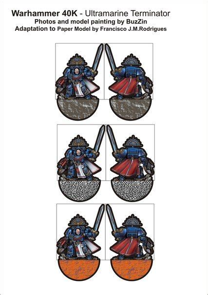 Printable Warhammer Paper Miniatures