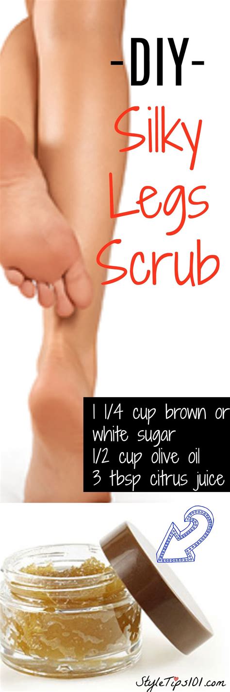 Get The Silkiest Legs Ever With This Super Easy DIY Leg Scrub Leg