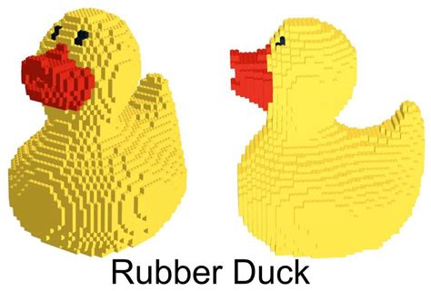 LEGO MOC Rubber Duck Sculpture by HeySv | Rebrickable - Build with LEGO