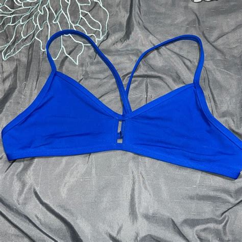 Jolyn Clothing Swim Royal Blue Fixed Back Jolyn Bikini Top Poshmark