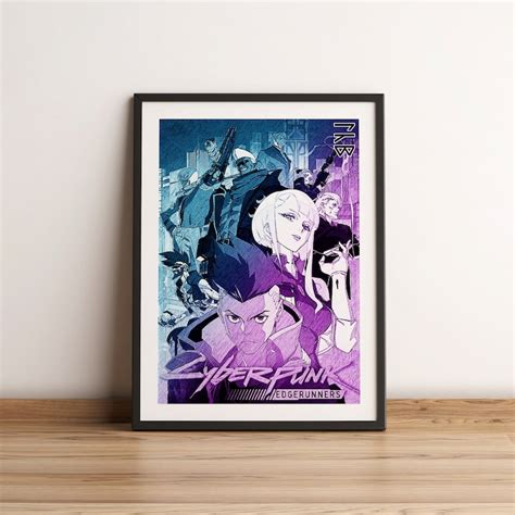 Cyberpunk Edgerunners Posters Cyberpunk Posters Anime Etsy