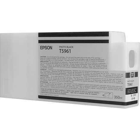 Epson T Photo Black Ultrachrome Hdr Ink Cartridge T