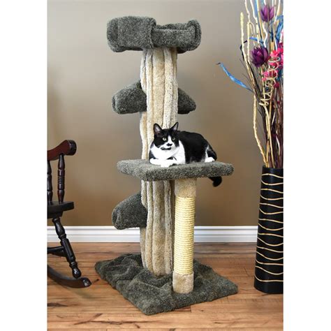 Prestige Cat Trees 51 In Unique Cat Play Tree Walmart