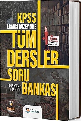 Akademi Denizi Yay Nlar Kpss Lisans T M Dersler Tamam Pdf Z Ml