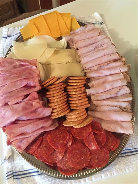 DIY Meat And Cheese Tray With Ritz Crackers