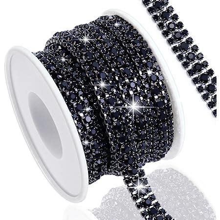 Amazon Towenm 3 Yards 3 Rows Crystal Rhinestone Chain Trim For