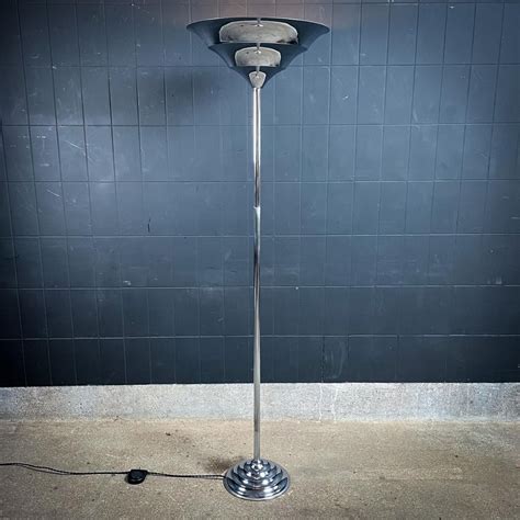 Art Deco Stehlampe Aus Chrom Er Bei Pamono Kaufen